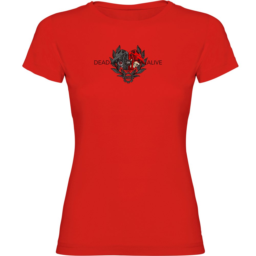 Kruskis Dead Or Alive Short Sleeve T-shirt Rød 2XL Kvinde