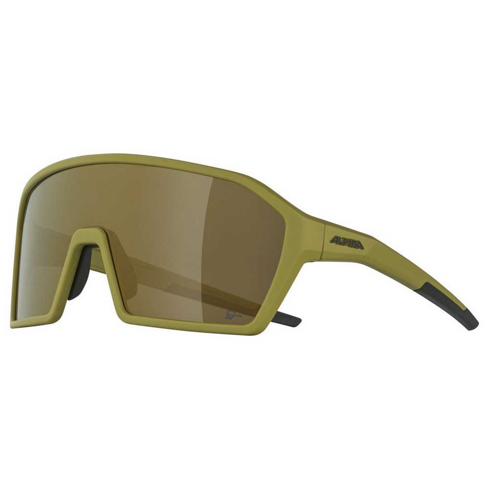 Alpina Snow Ram Q-lite Sunglasses Grøn Gold Mirror/CAT3