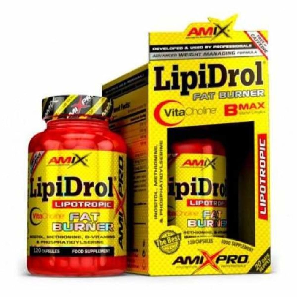 Amix Lipidrol Fat Burner 120 Units Transparent