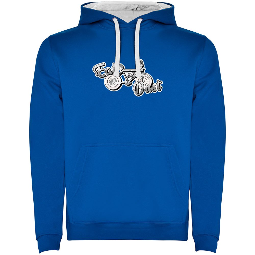 Kruskis Eat My Dust Two-colour Hoodie Blå 2XL Mand