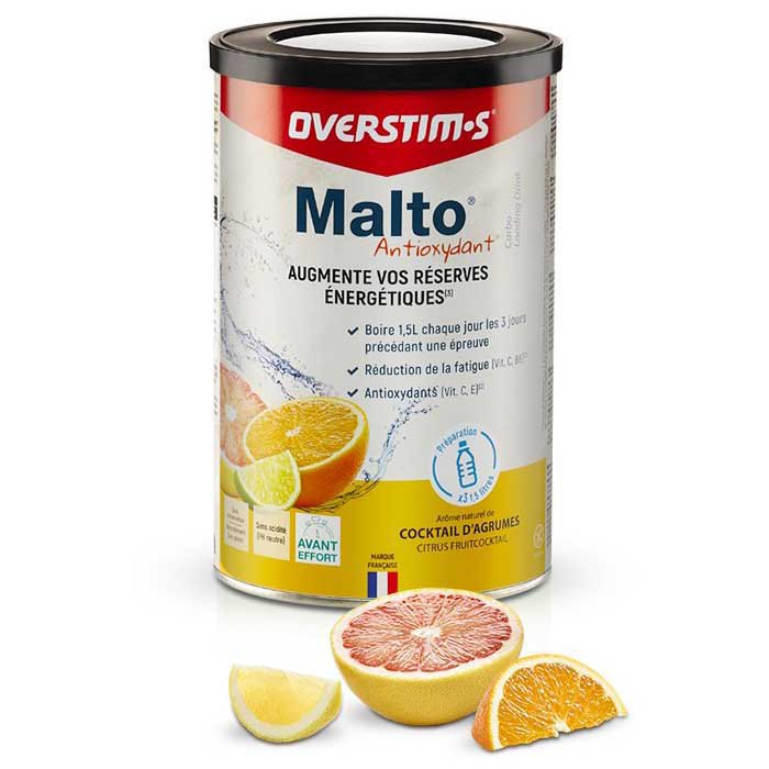 Overstims Malto Antioxydant Citrus 450g Energy Drink Flerfarvet
