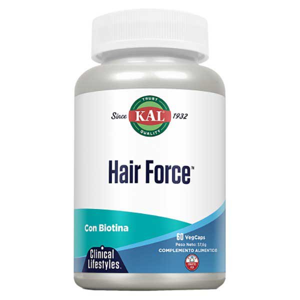 Kal Hair Force Skin. Nails And Hair 60 Caps Transparent