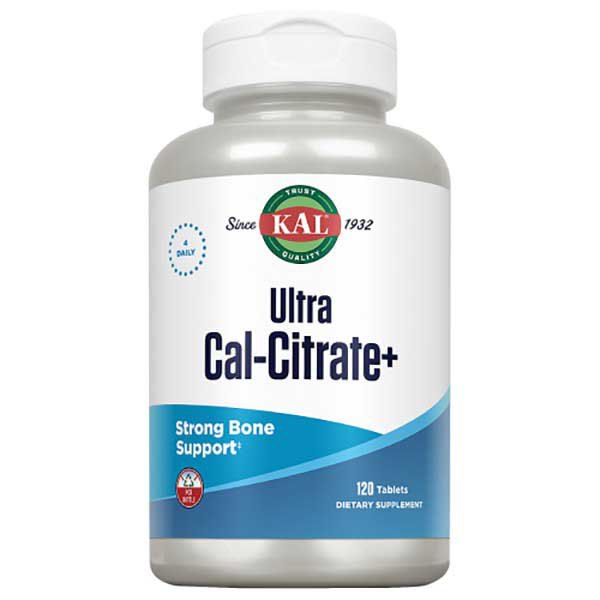 Kal Ultra Cal-citrate+ Osteo-articular Support 120 Tablets Transparent