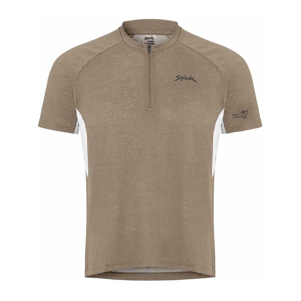 Spiuk All Terrain Gravel Short Sleeve T-shirt Beige XL Mand