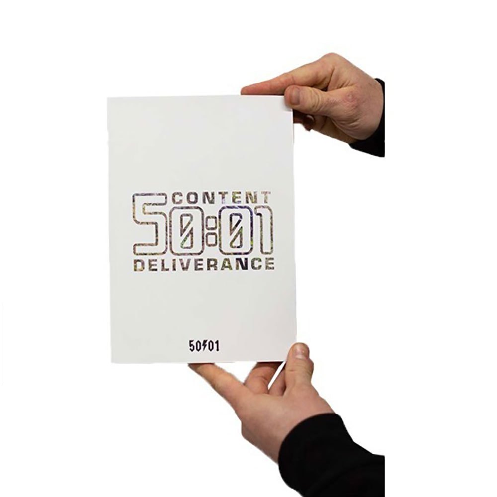 50to01 Content & Deliverance Book - Dvd & Sticker Sheet Transparent