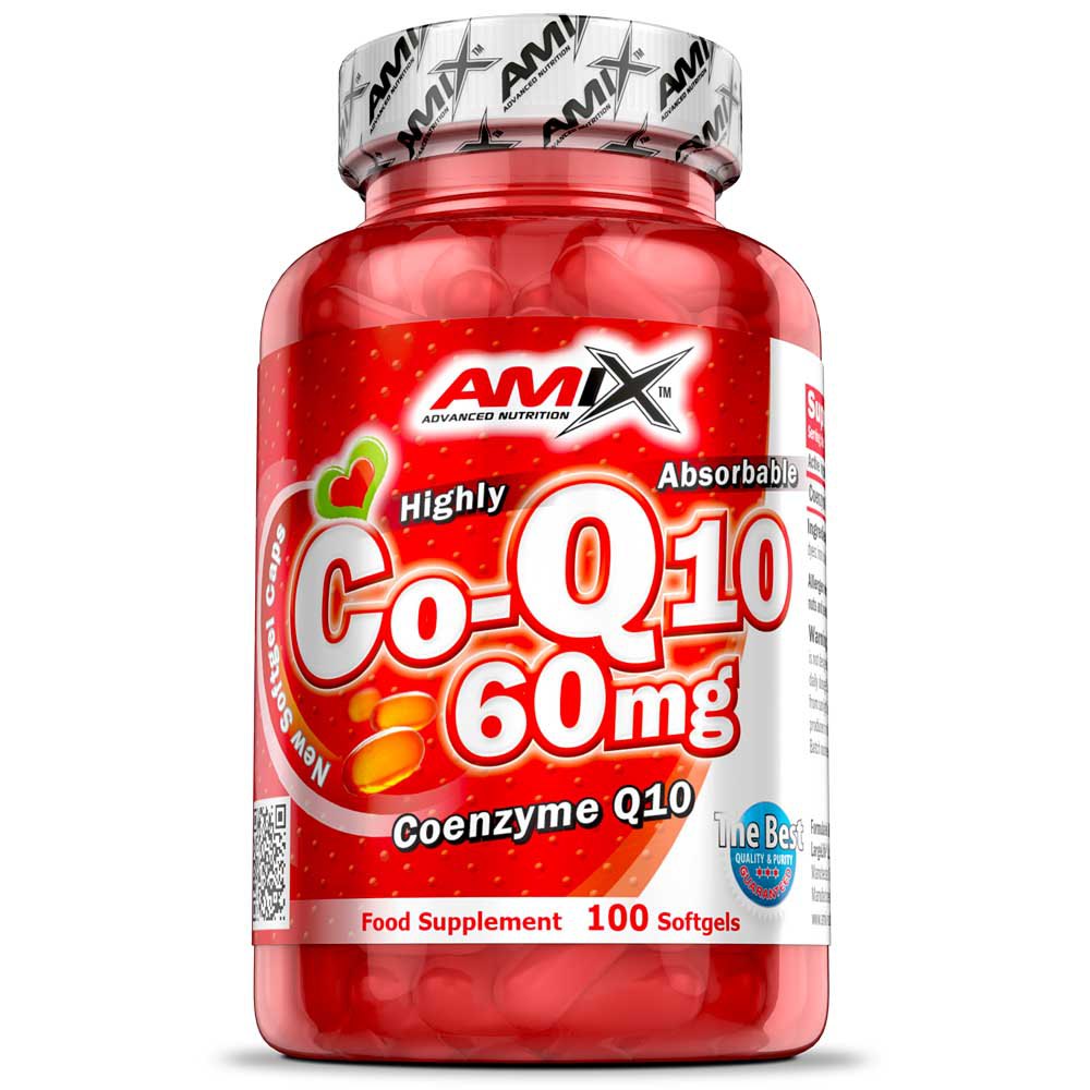 Amix Coenzym Q10 60mg 100 Caps Rød