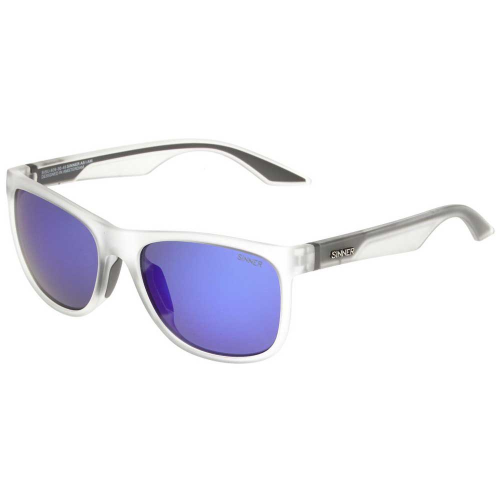 Sinner Rockford Sunglasses Transparent Smoke Blue Oil/CAT3