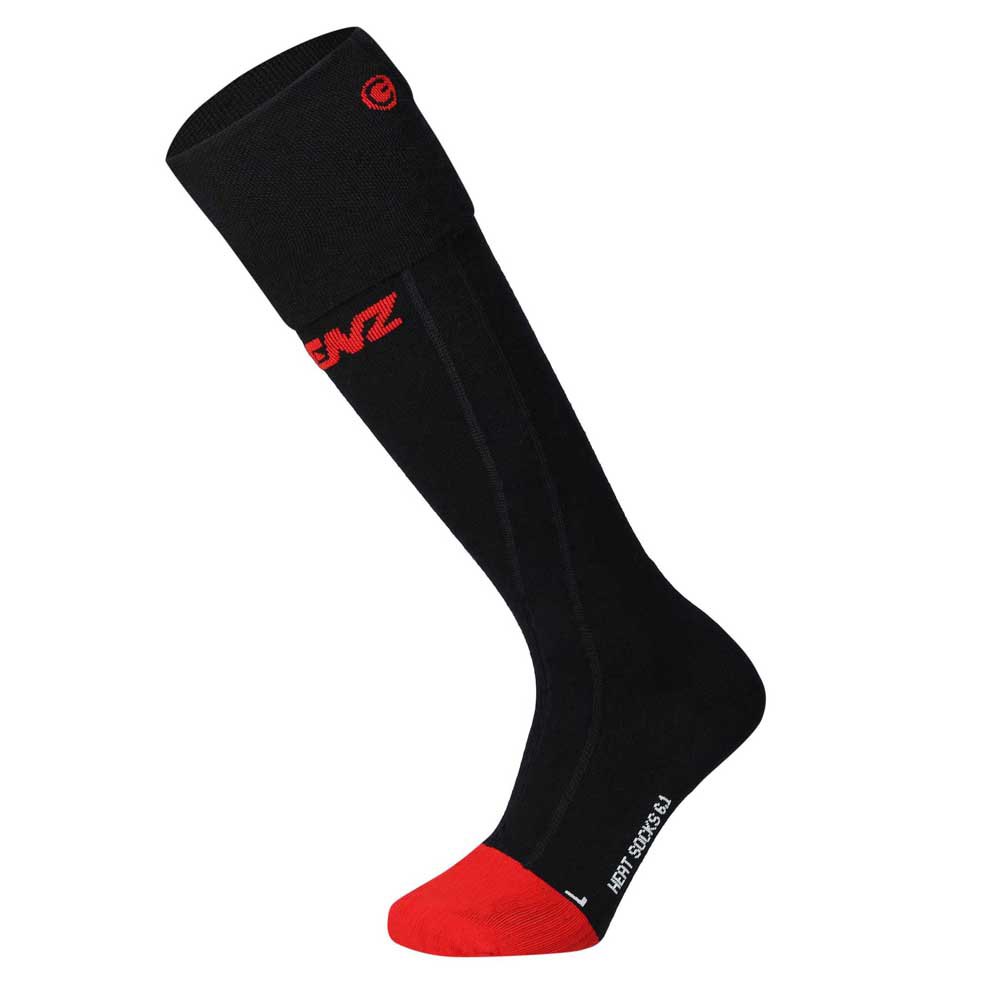 Lenz Heat 6.1 Toe Cap Merino Compression Long Socks Sort EU 35-38 Mand