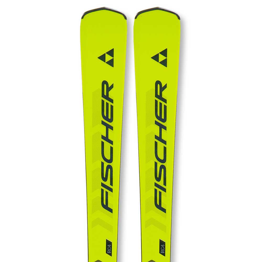 Fischer Rc4 Power Ti Ar+rs 10 Pr Alpine Skis Gul 155
